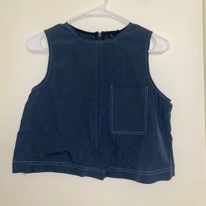 Green TopShop crop top